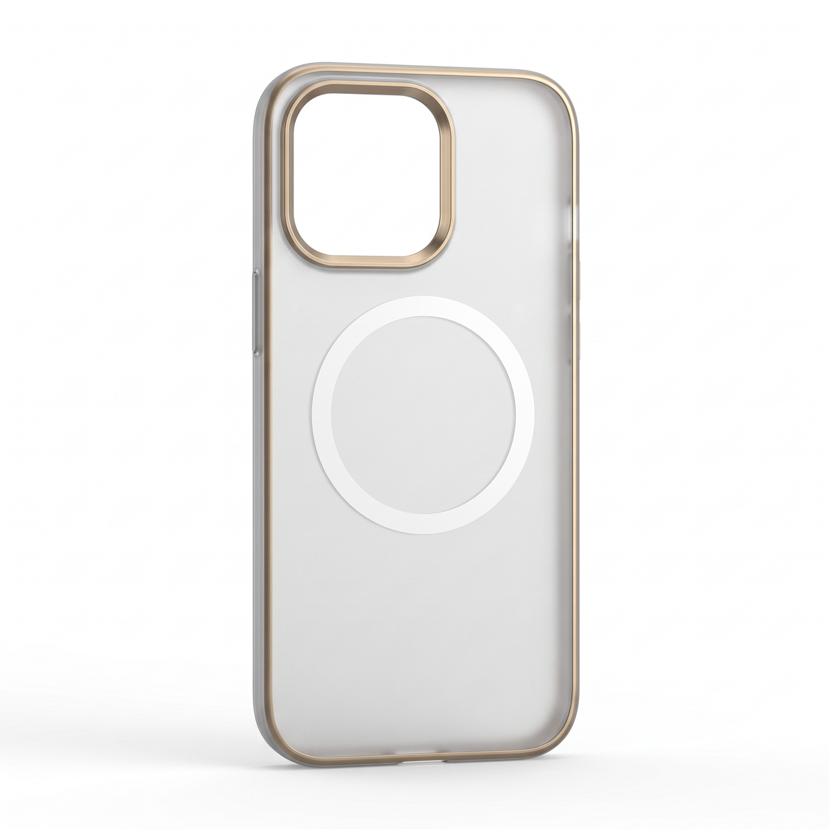 Frosted magnetic case, back view