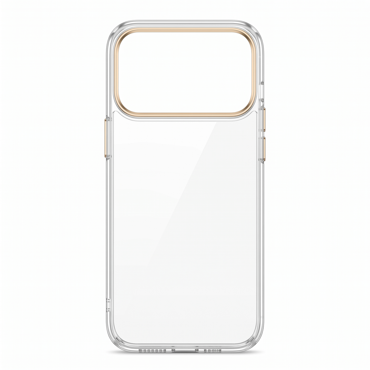 Ultra-slim clear case, back view